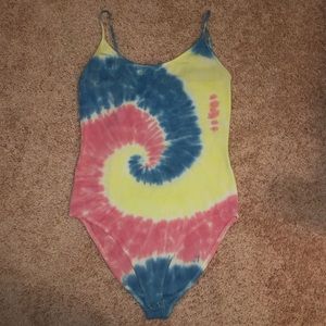 Forever 21 Tie dye bodysuit